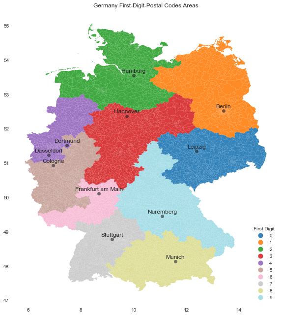 Data germany. Почтовые индексы в Германии. Plz Германия Мюнхен. Postleitzahl.